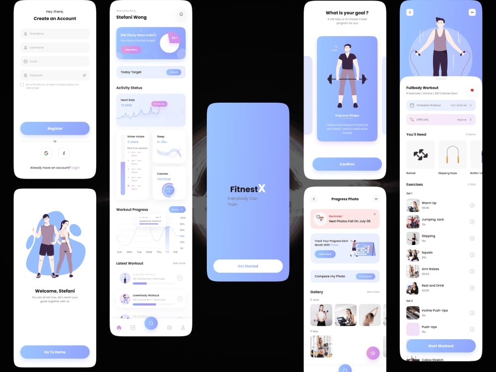 Custom UI/UX Designs for your Mobile App | Figma UI/UX Designer ...