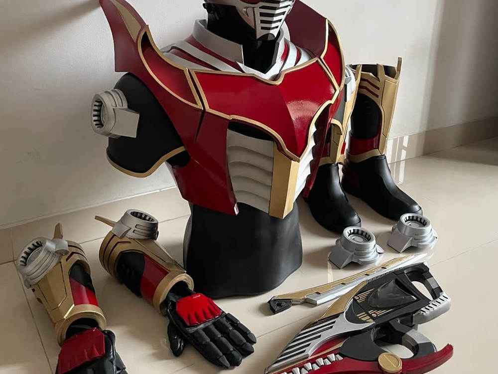 Tacticool Knight Costume cosplay creation 3d full knight armor tokusatsu design 3d ...