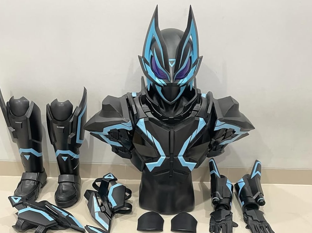 Tacticool Knight Costume cosplay creation 3d full knight armor tokusatsu design 3d ...