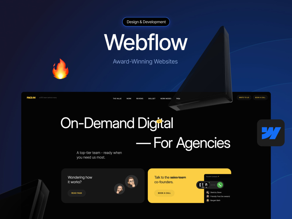 An impactful Webflow Website | Upwork