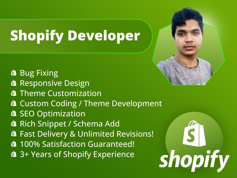 Shopify store designer theme developer shopify bug fixing | Upwork