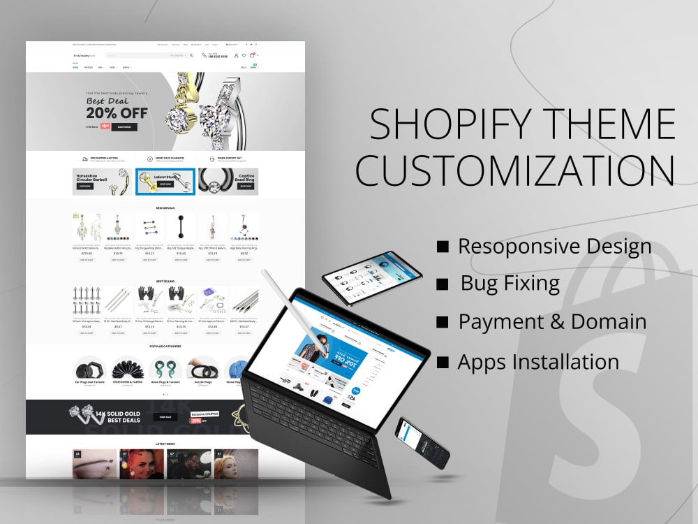 Shopify store designer theme developer shopify bug fixing | Upwork