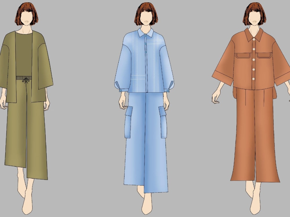Fashion illustrations for women's clothing | Upwork