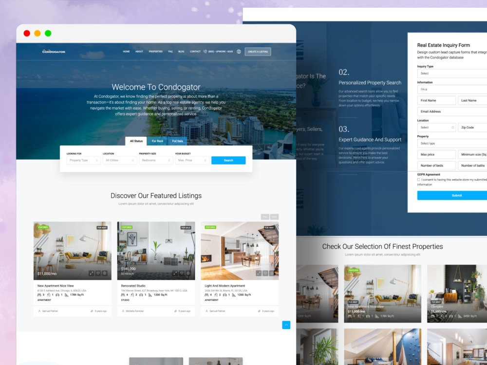 A professional mobile responsive WordPress website | Upwork