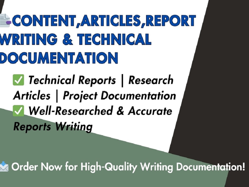 SEO Content, Articles, Report Writing & Technical Documentation | Upwork