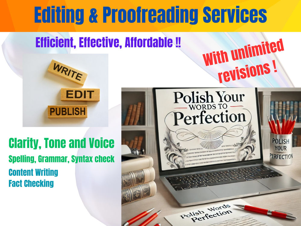 Professional and affordable - Quick Proofreading & Editing services ...