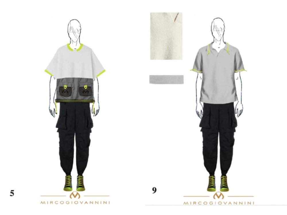 A Capsule collection design (sketch+ tech packs) | Upwork