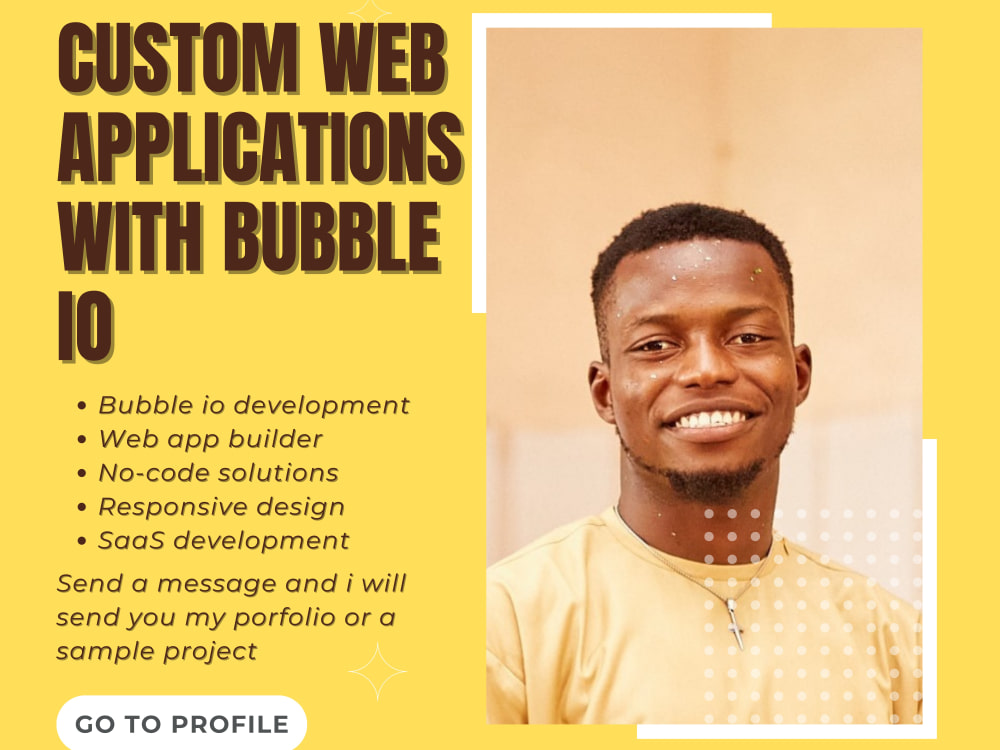 A Custom Web Applications with Bubble io | Upwork