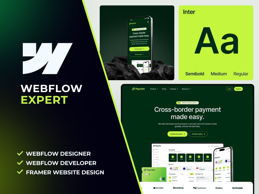 Webflow Expert, Webflow Website Designer & Developer, Figma to Webflow ...