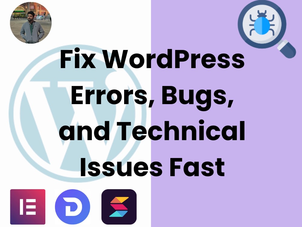 Fix WordPress errors, bugs, and technical issues fast | Upwork