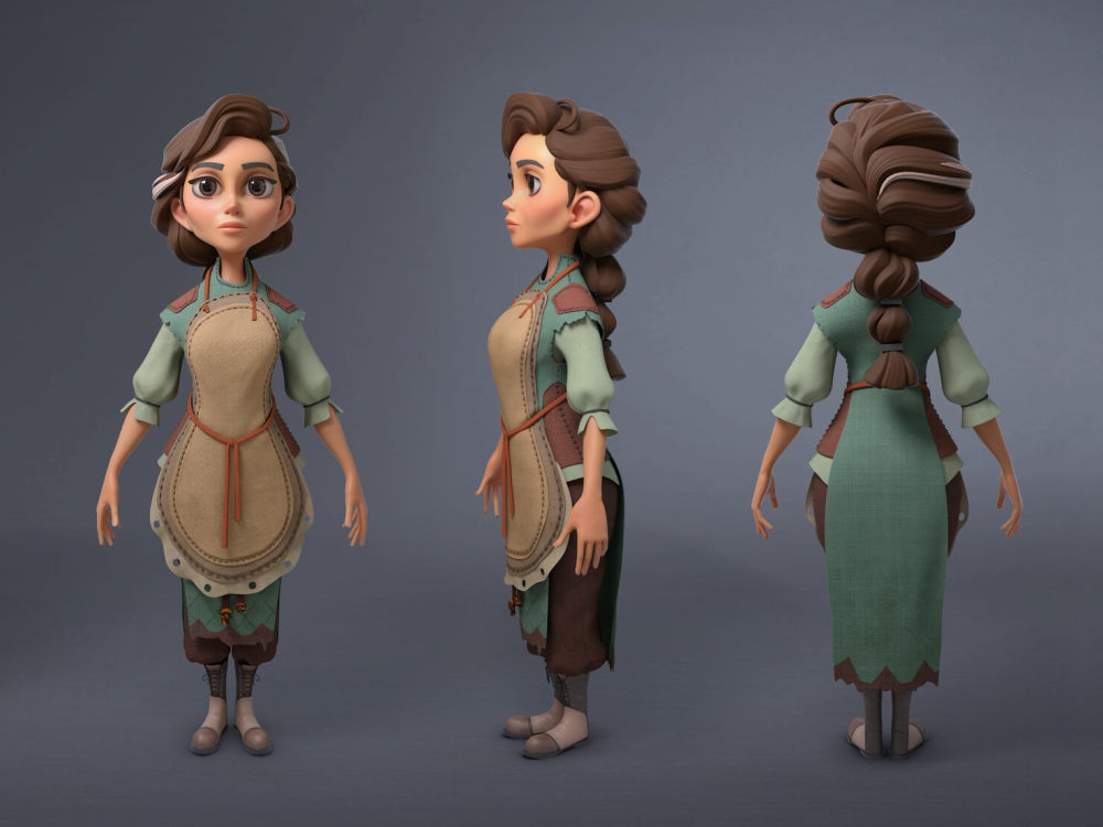 3d character modeling 3d character rigging 3d stylized character 3d kid ...