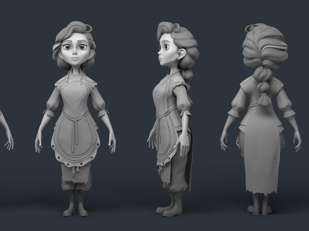 3d character modeling 3d character rigging 3d stylized character 3d kid ...