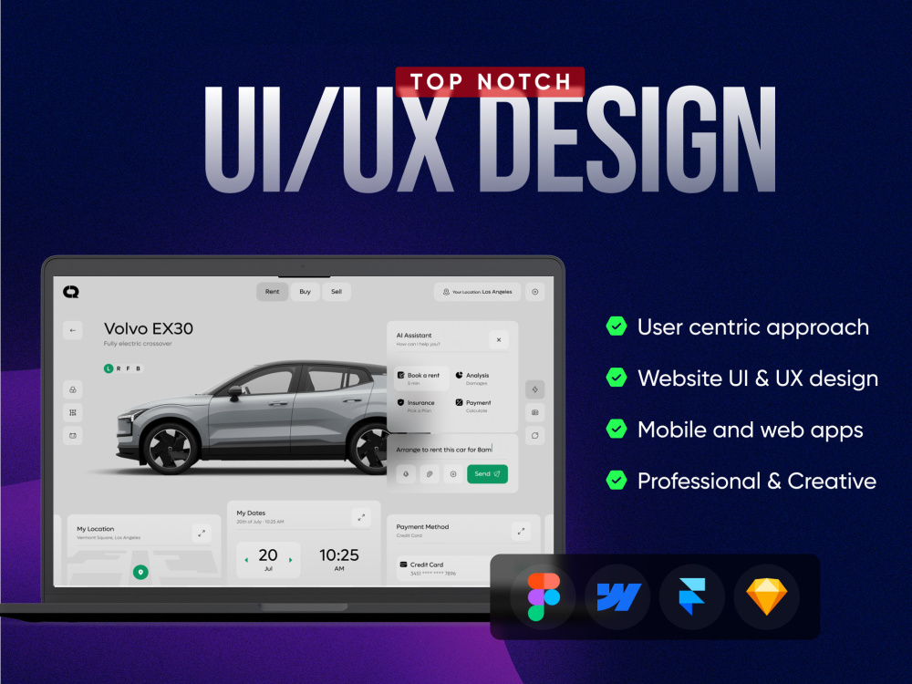 Professional Figma Website Design | UI/UX Design for Modern Websites ...