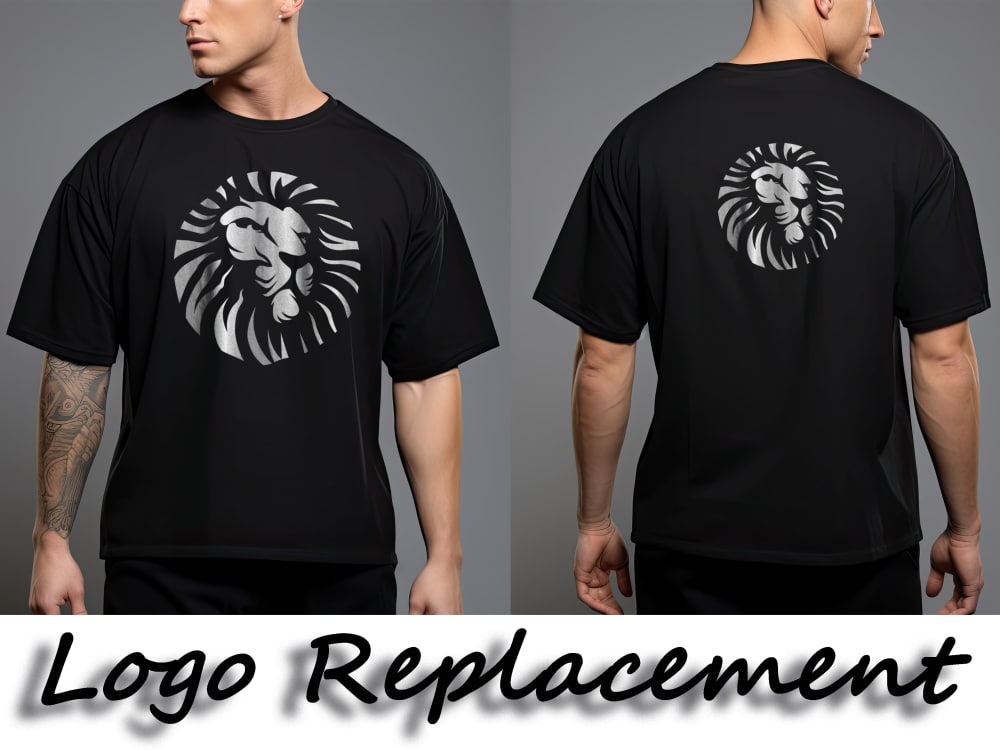 Logo Replacement , Adding Logo on t-shirt / replace t-shirt Etc. | Upwork