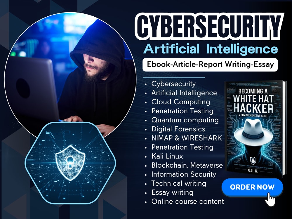 Professionally written cybersecurity ebook, ai, technical writing, IoT ...