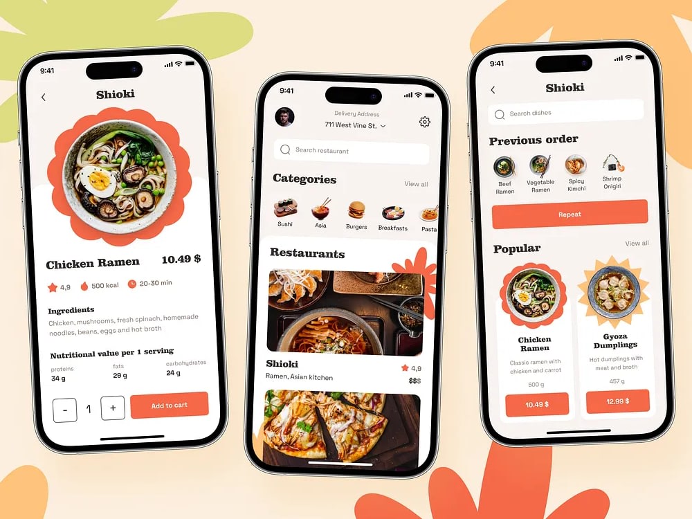 A High-Converting Food Delivery App UI/UX Design in Figma | Upwork