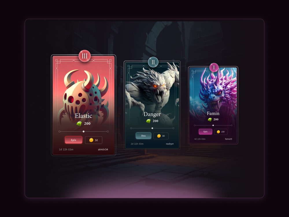 Mobile game UI UX design and 2d fantasy game assets | Upwork