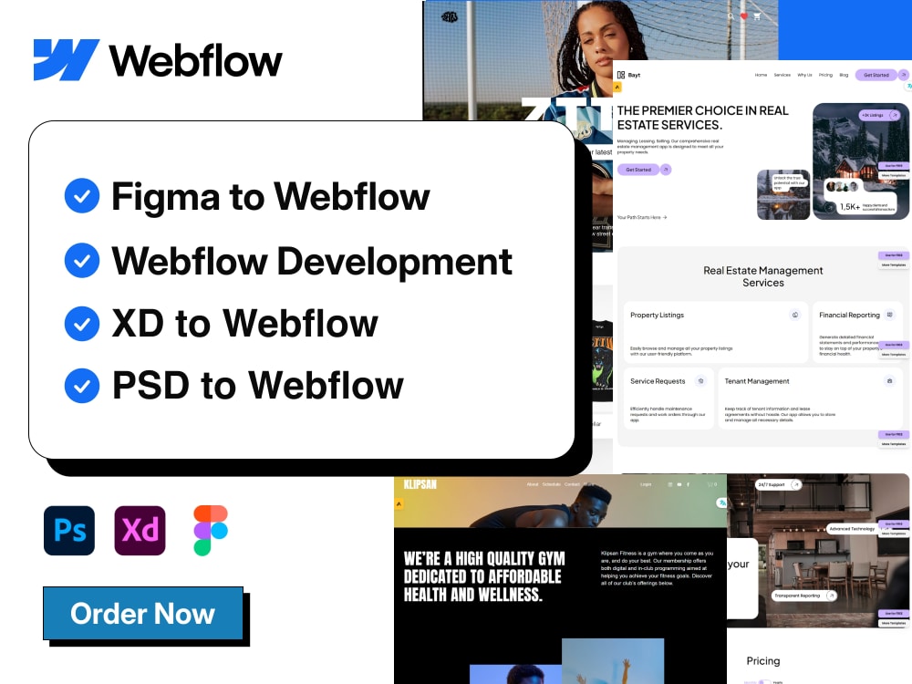 Webflow design, Webflow developer | Figma to Webflow expert | Upwork