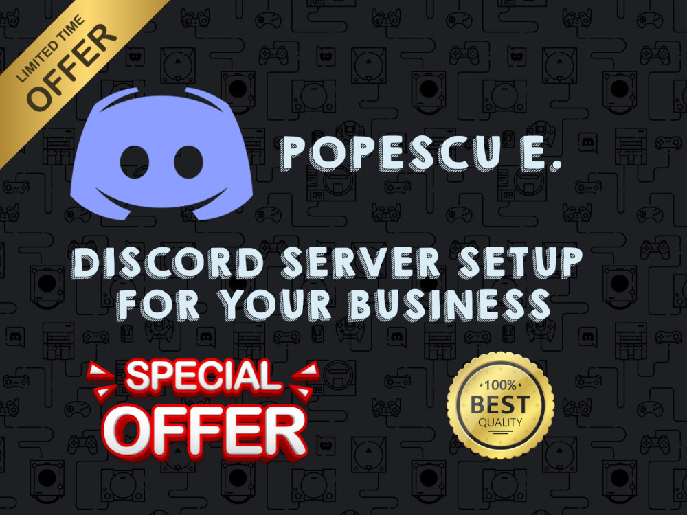 Complex Discord Server Setup For You Or Your Business | Upwork