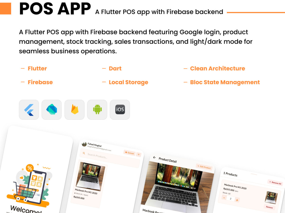 A fully android and iOS mobile app designed and developed with Flutter ...