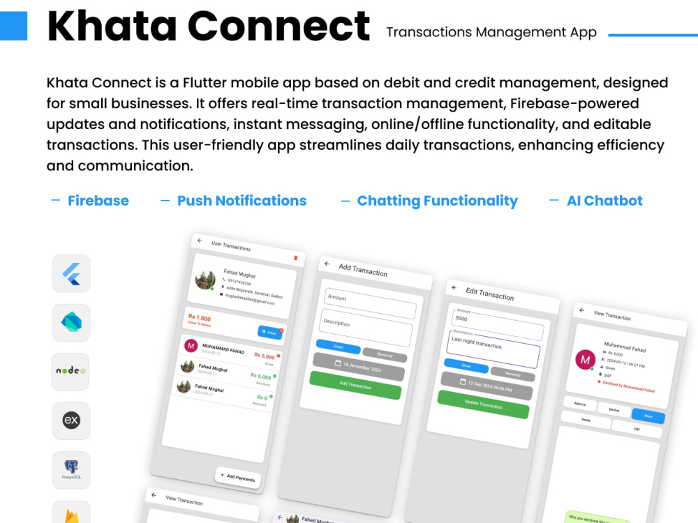 A fully android and iOS mobile app designed and developed with Flutter ...