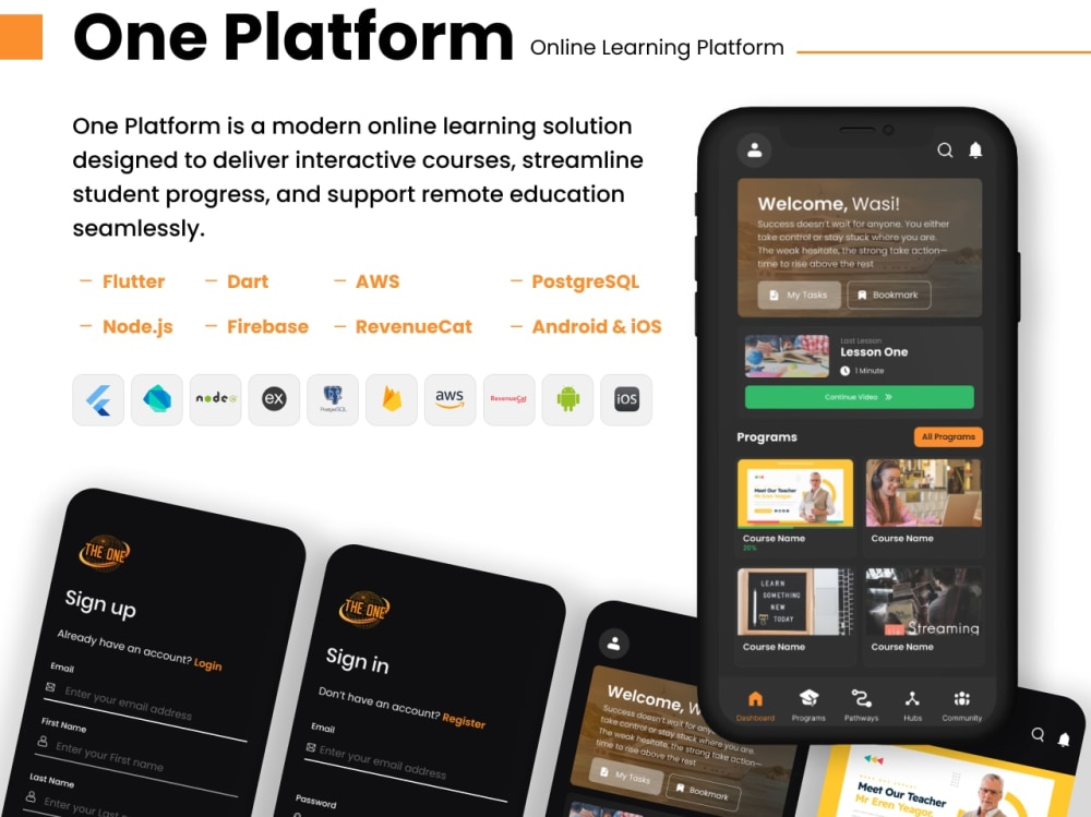 A fully android and iOS mobile app designed and developed with Flutter ...