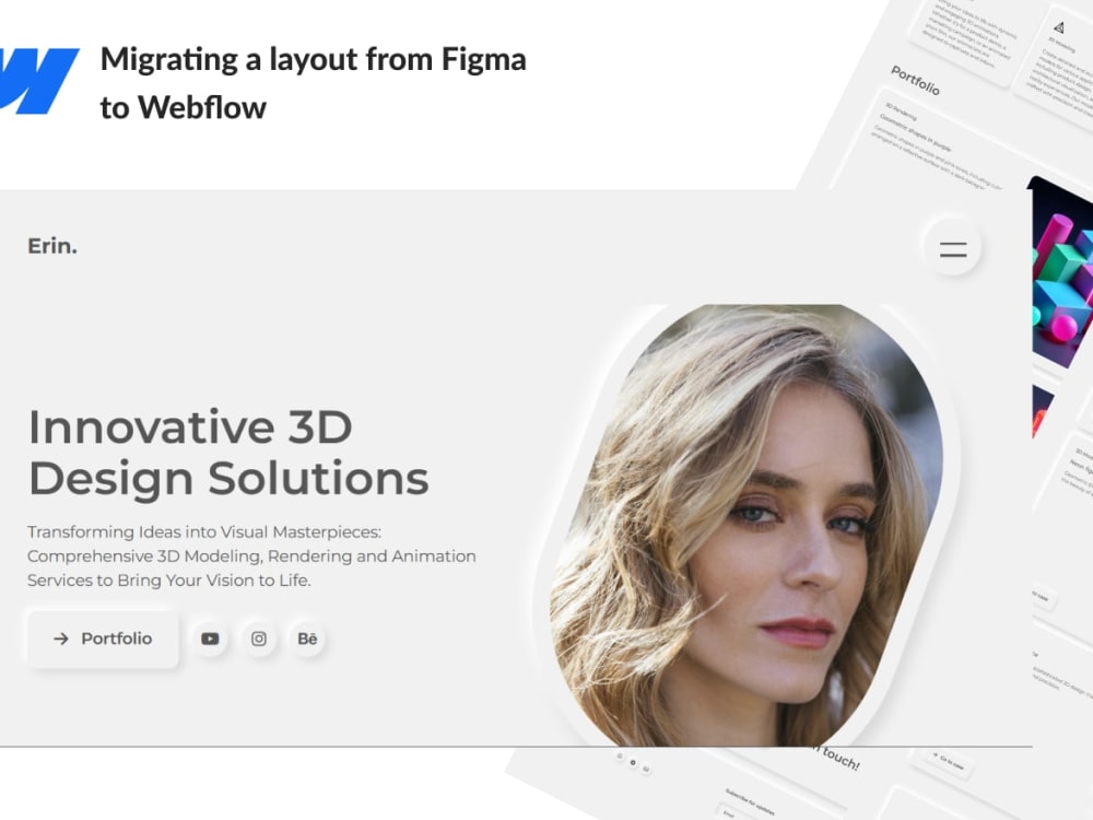 Webflo Great Webflo website Landing Page | Upwork