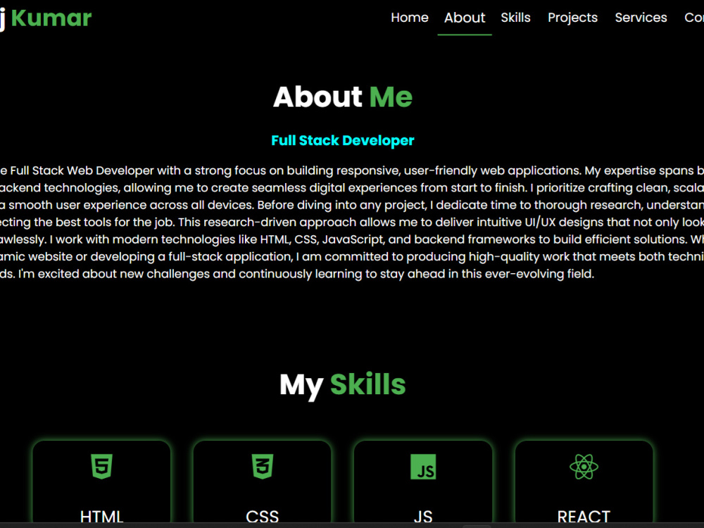 A professional portfolio website to showcase your work | Upwork