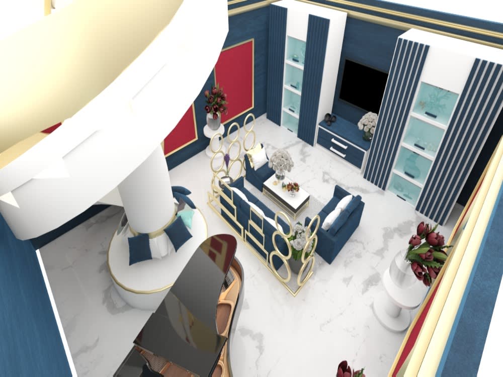 A fantastic interior design for your hall | Upwork
