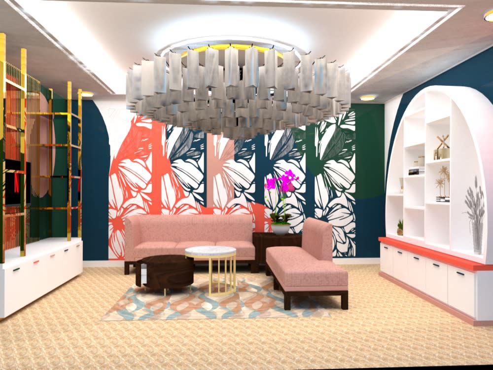 A fantastic interior design for your hall | Upwork