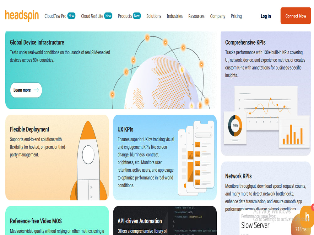Clean, Modern UI/UX Design for AI & SaaS Platforms Like HeadSpin.io ...