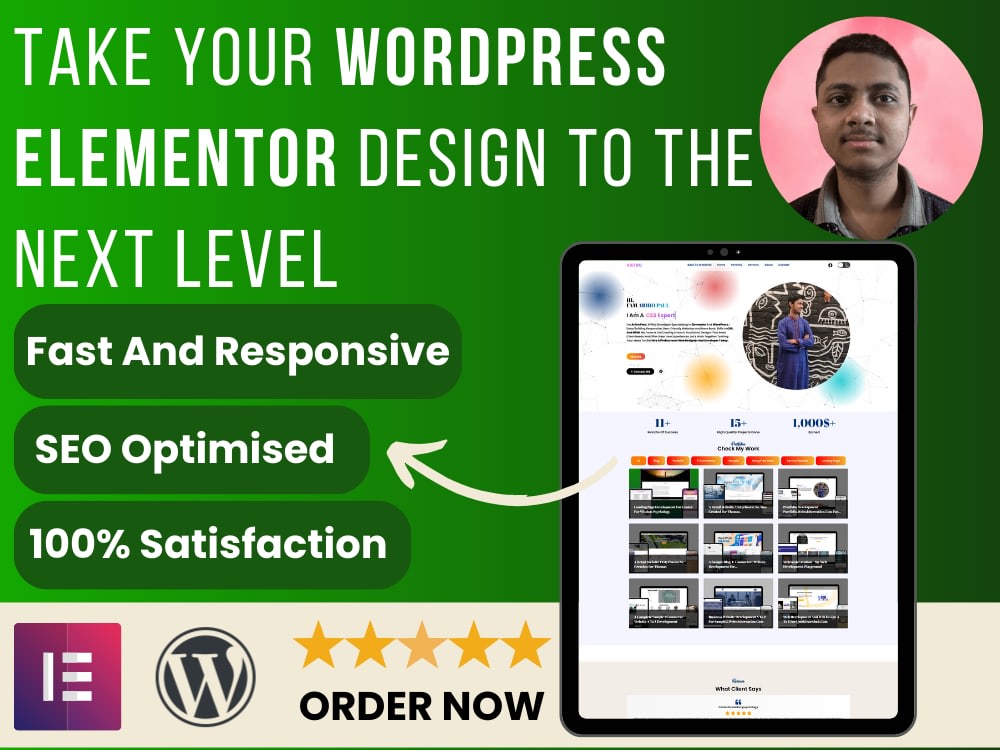 A stunning wordpress website design with elementor | Upwork