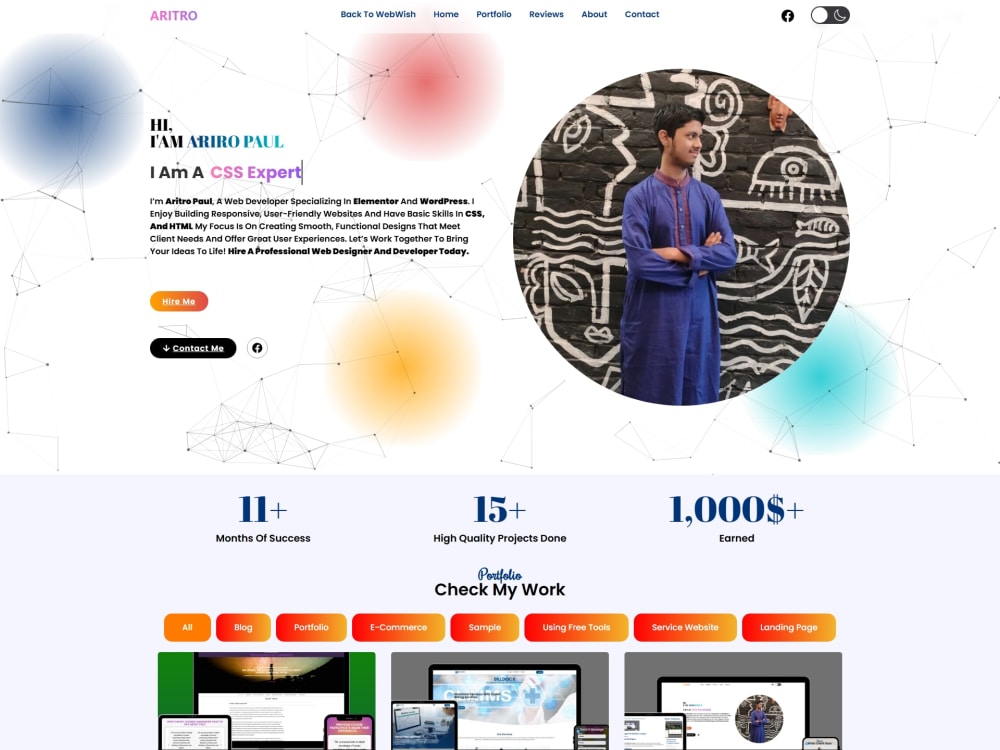 A stunning wordpress website design with elementor | Upwork