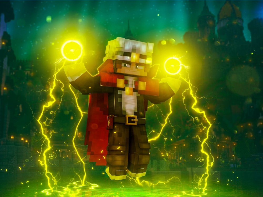 Minecraft Render Wallpaper or Thumbnail | Upwork