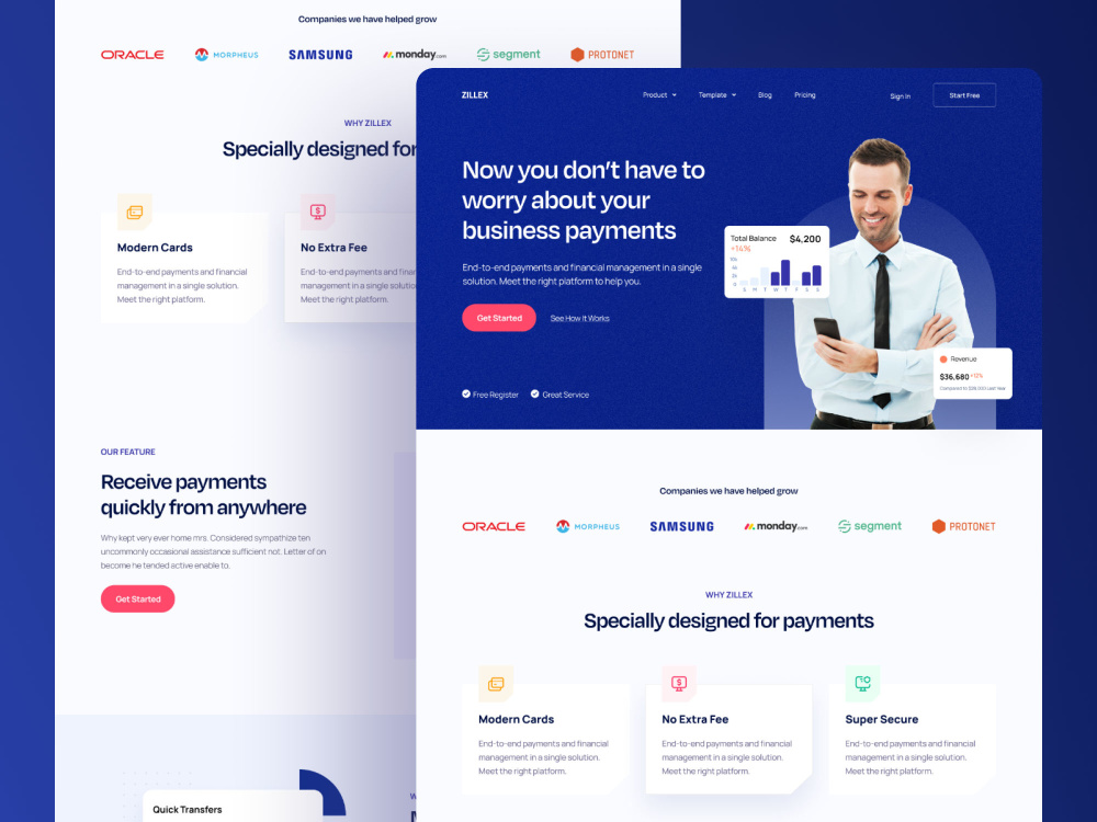 Professional Website UI UX design in Figma | Mockup | Upwork