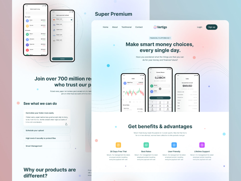 Professional Website UI UX design in Figma | Mockup | Upwork