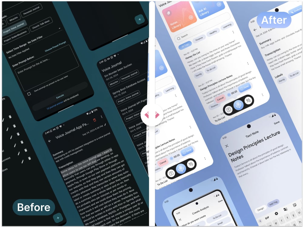 Mobile App UI UX Redesign - Boost Engagement with Modern UI/UX App ...
