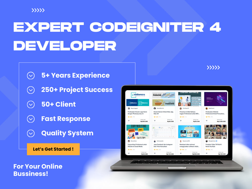 Expert Codeigniter 4 Developer | Upwork