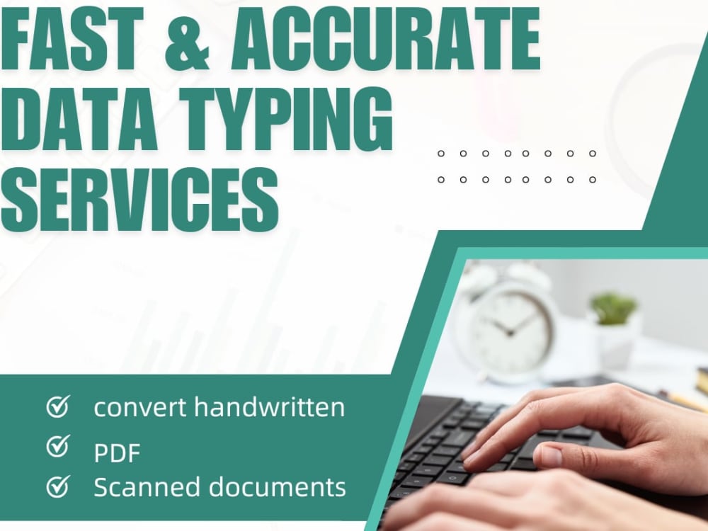 Accurate and Fast Data Entry Services | Upwork