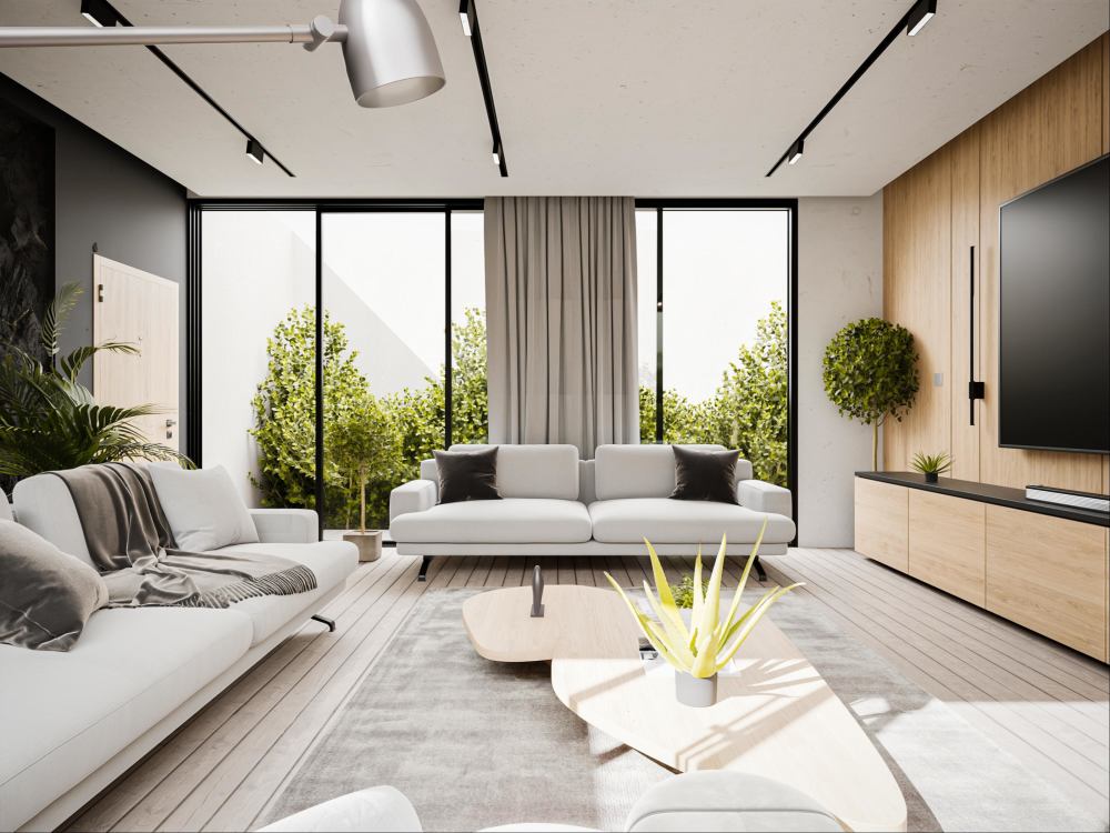 Photorealistic 3D living room rendering and interior design | Upwork