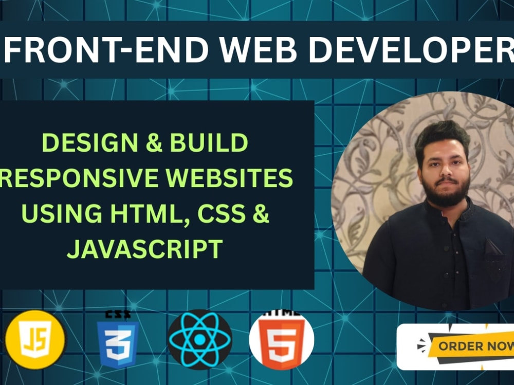 Responsive Website Using HTML, CSS, and JavaScript | Upwork