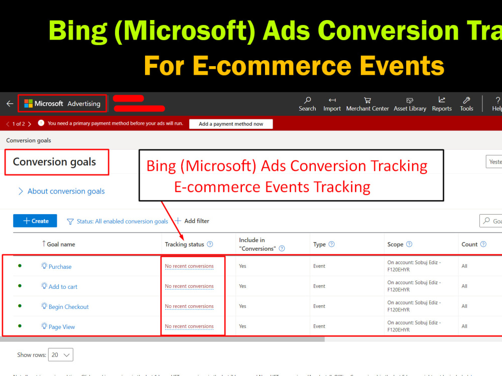 Bing Ads Conversion Tracking, Microsoft Ads Conversion Tracking, UET ...