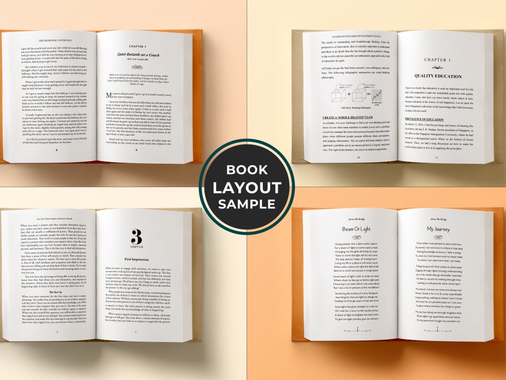 A fantastic book layout design for kindle direct publishing and print ...