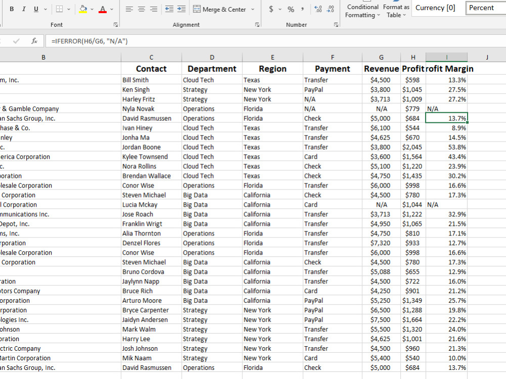 Data Cleaning and Excel proficiency Test | Upwork