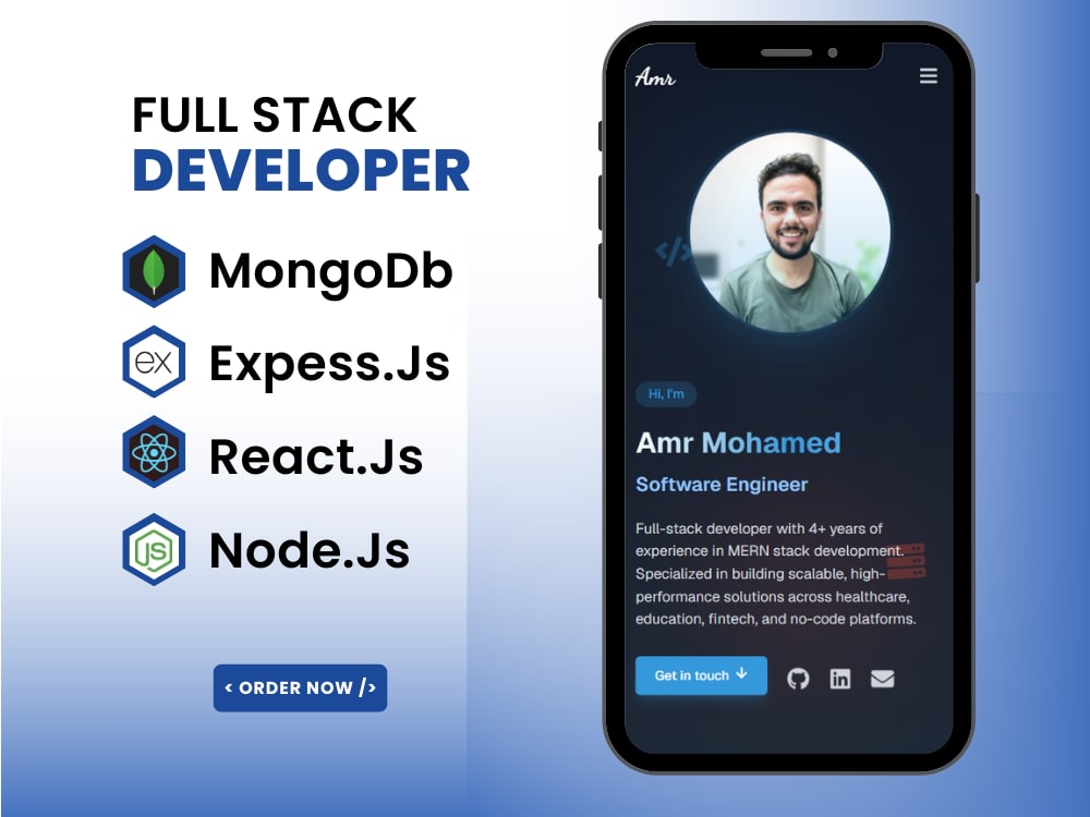A Full Stack web developer, MERN Stack, Node JS, React JS & MongoDB ...