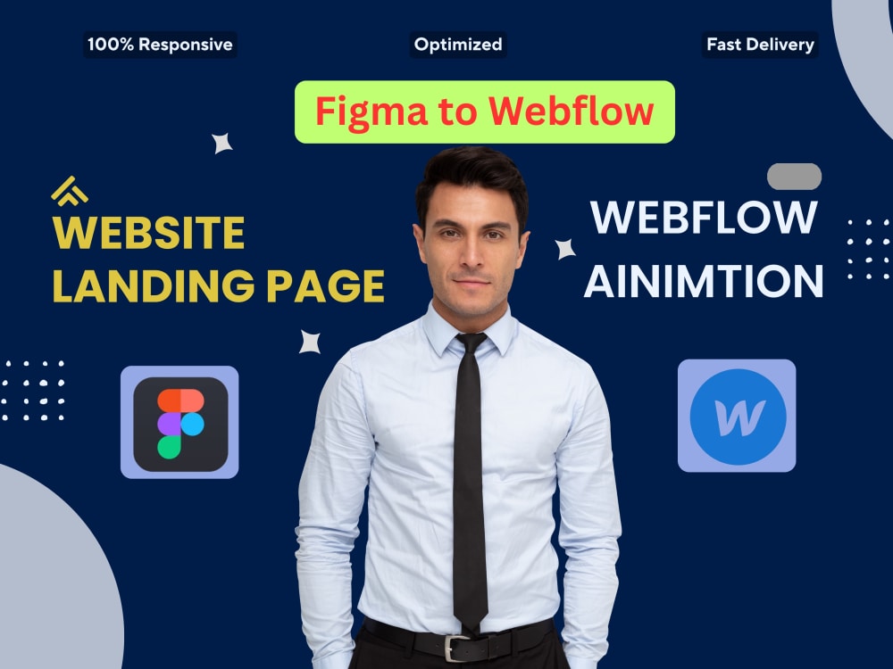 Responsive webflow website, figma to webflow | Upwork