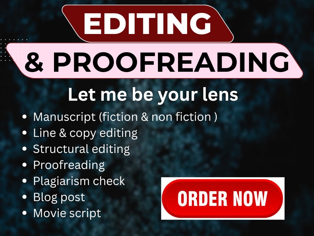 Professional line editing, copy editing and proofreading. | Upwork