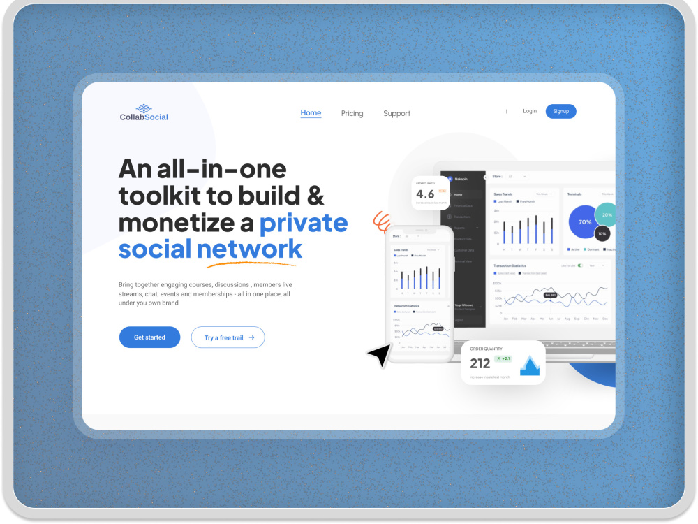 Amazing HERO SECTION design for your Website and Business | Upwork