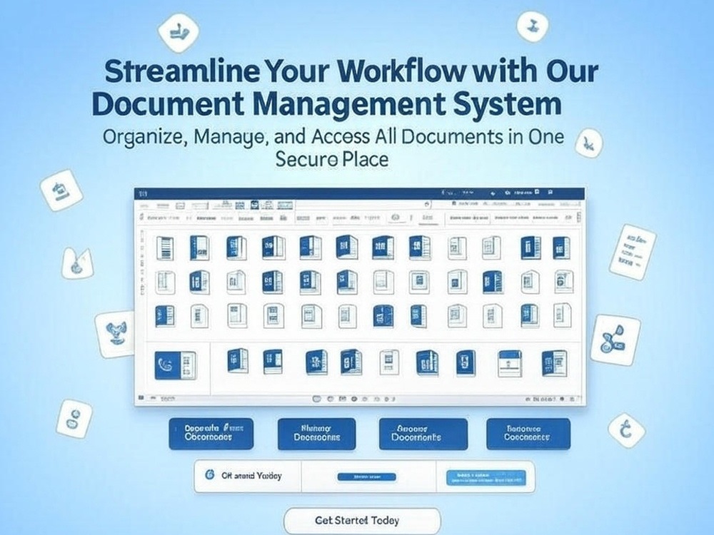 An document management system or custom business application | Upwork