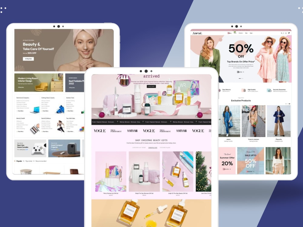High converting Shopify website design redesign, Shopify expert ...